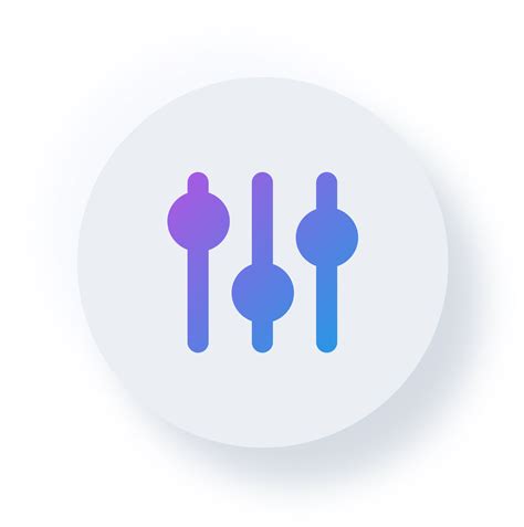 Neumorphic Equalizer Icon Neumorphism UI Button 11893970 PNG