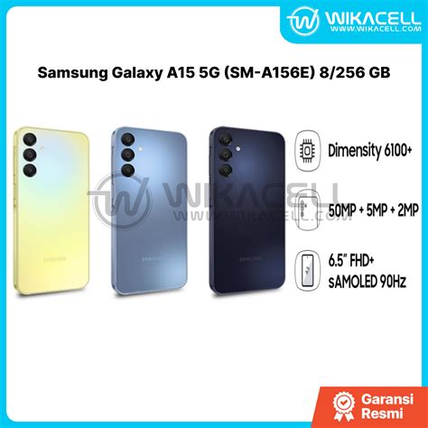 Jual Samsung Galaxy A15 5g Sm A156e 8 256gb Blue Black Yellow