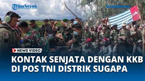 Kontak Senjata Dengan KKB Di Pos TNI Distrik Sugapa Papua Tengah 2