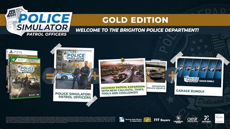 Police Simulator Patrol Officers Gold Edition Steelbook Jeux Vidéo