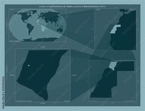 Laayoune Sakia El Hamra Western Sahara Described Location Diagram