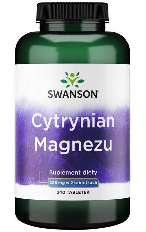 Swanson Cytrynian Magnezu Magnez Tab Allegro Pl