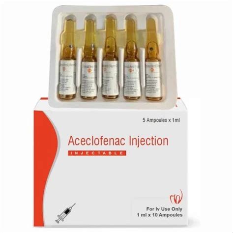 150mg Aceclofenac Injection At ₹ 100piece Zynac Injection In