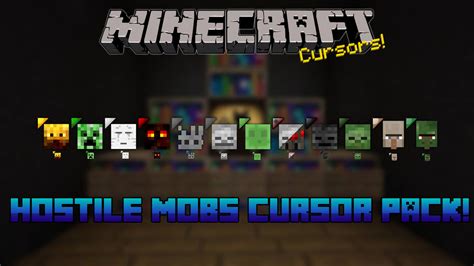 Minecraft Hostile Mobs Cursor Pack by dakotaatokad on DeviantArt