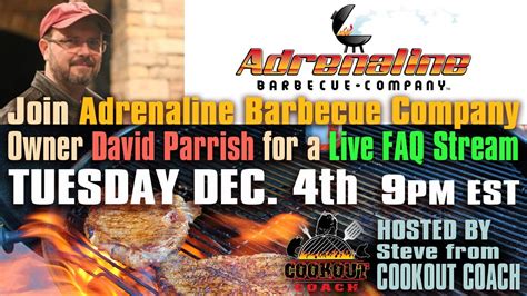 Adrenaline Barbecue Company Faq Live Stream Youtube