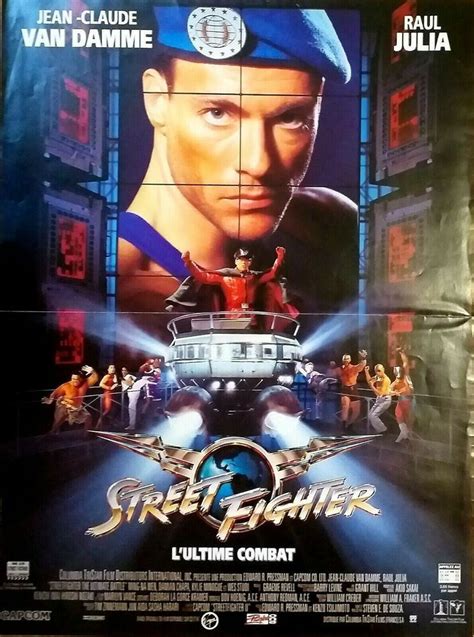 Affiche cinéma STREET FIGHTER L ULTIME COMBAT Jean Claude Van Damme 54