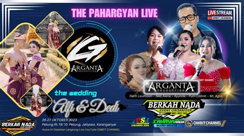 Live Arganta Music The Wedding Alfi Dedi Petung Oktober