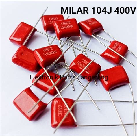 Jual Capacitor Milar J V Milar J V Kapasitor Milar J