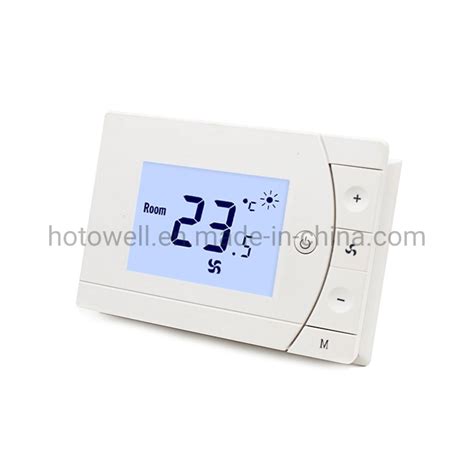 3 Speed One Fan Speed Control Selectable Digital Programmable Fan Coil Thermostat China Fan