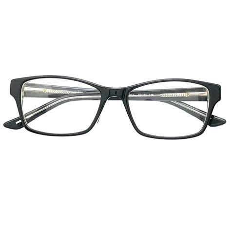 Women's Rx'able Eyeglasses, FM14031 Black/Crystal - Walmart.com