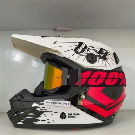 Jual Helm Cross Rsv Orca Rebel R White Ongkir Termurah Kg Shopee