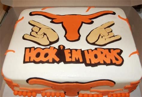 Ut Longhorn Cake Texas Longhorn Cake Longhorn Party Longhorn