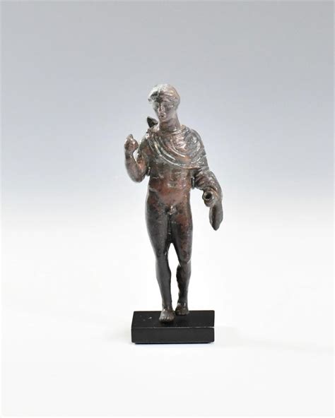 Sold Price Roman Bronze Figure Of A Man April Am Edt