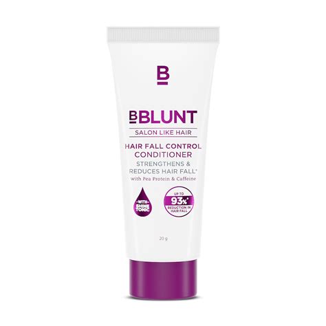 Bblunt Hair Fall Control Conditioner With Pea Protein Caffeine For