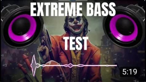 Bass Boosted Music Feel The Bass Ultra Deep Bass Test Subwoofer