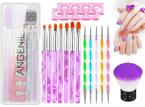 Amazon Angenil Pcs Acrylic Nail Brush Set With Uv Gel Nail Art