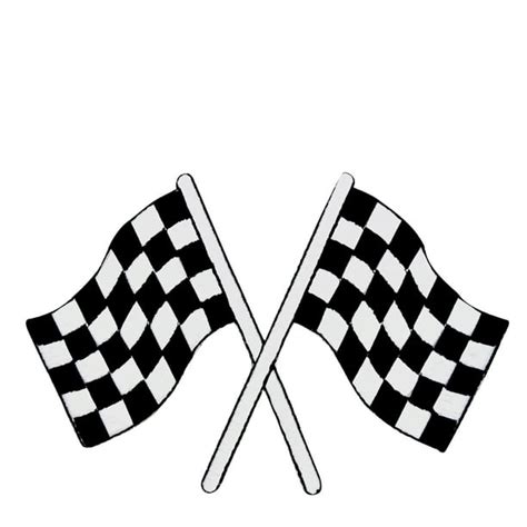 Medium - Checkered Flag - Racing - Iron on Applique/Embroidered Patch ...