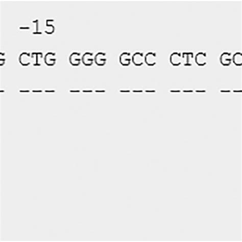 Alignment Of The Sequence Of Exon 1 Of DQA1 01 39 With The Sequence Of