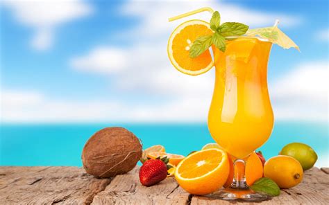 Fondos De Pantalla Comida Naturaleza Fruta Beber Naranja Jugo