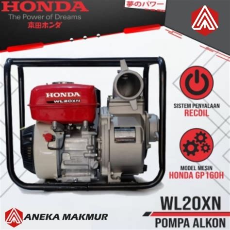 Jual Honda Alkon Mesin Pompa Air Irigasi Honda Wl Xn Inchi