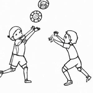 Desenhos De Handebol Para Imprimir E Colorir Pintar