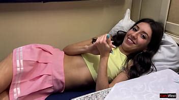 Cute Girl Passenger On The Train Lost At Cards And Had To XVIDEOS