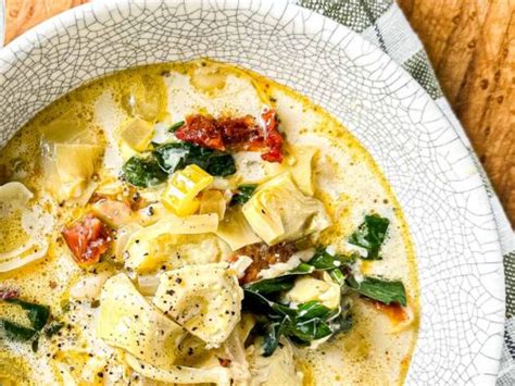 Lemony Tuscan Artichoke Soup 30 Minutes