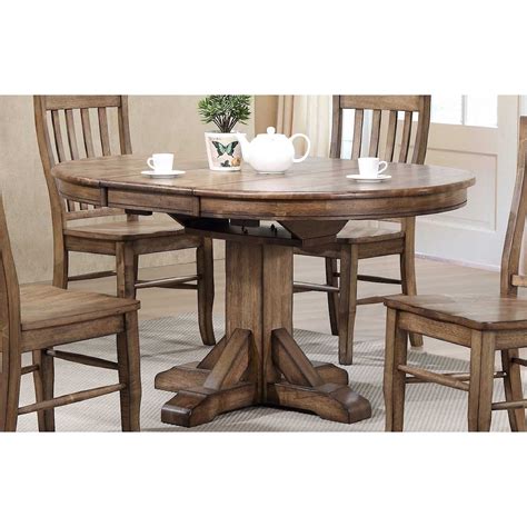 Winners Only Carmel Dc34257r Rustic 57 Pedestal Table W 15 Butterfly