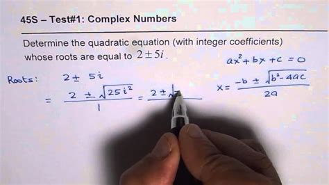 How To Find A Quadratic Equation With One Root Given Tessshebaylo