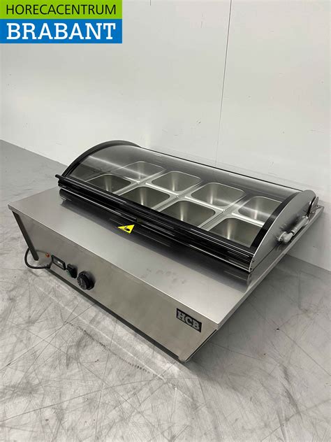 Stainless Steel Hot Display Case Liters Cm V Horeca Catering Center Brabant