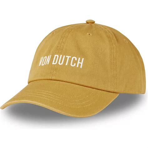 Gorra Curva Amarilla Ajustable Dc Ca De Von Dutch Caphunters Es