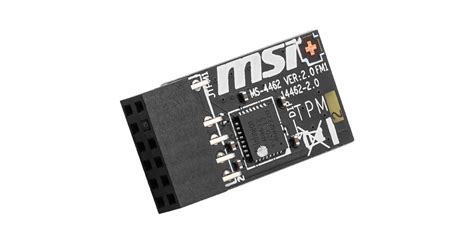 Overview Tpm Module Msi Deutschland