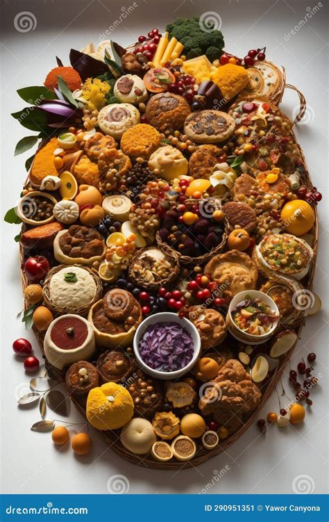 A Cornucopia Of Abundance Filled With A Diverse Array Of Delicacies