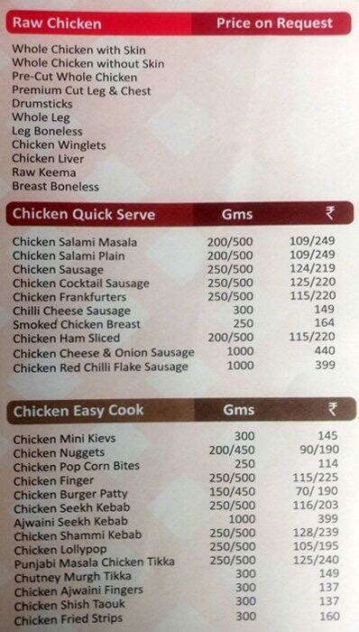 Republic Of Chicken Menu Menu For Republic Of Chicken Sector