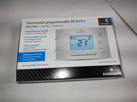 Emerson 7 Day Programmable 45 Inch Disp 1h1c Digital Thermostat 1f83c 11pr New Ebay