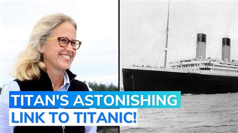 Titanic Submersible Wife Of Missing Pilot Is Connected To Couple Who Were On Ship In 1912