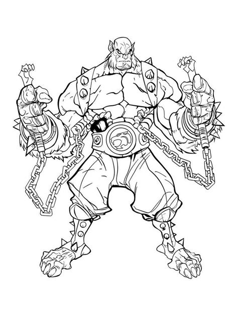 Thundercats Coloring Pages Free Coloring Pages Printables