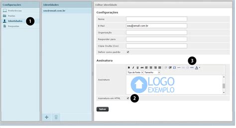 Configurando Assinatura De Email No Roundcube Passo