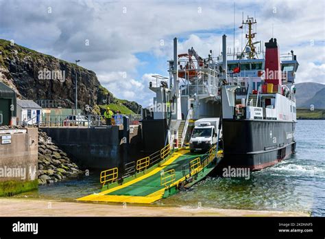 The Caledonian Macbrayne Small Isles Ferry The Mv Lochnevis At The