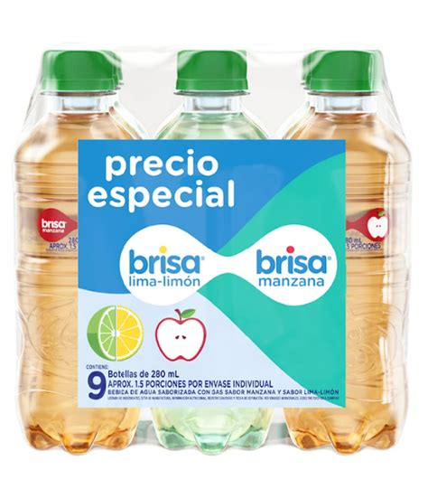 Agua Saborizada Brisa surtida 280ml x 9 Unds a domicilio Bogotá Colombia