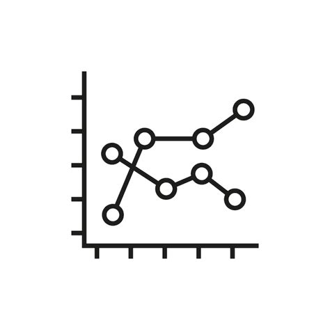 Icono De Diagrama Ilustración Vectorial Icono De Análisis En Concepto De Signo De Estadísticas