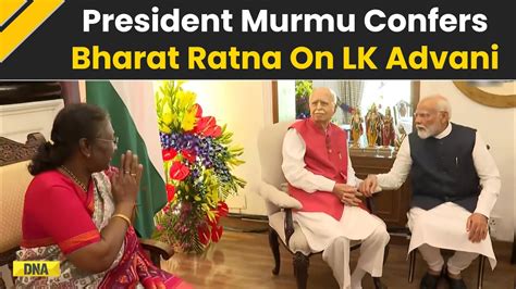 Bharat Ratna 2024 President Murmu Confers Highest Civilian Award On