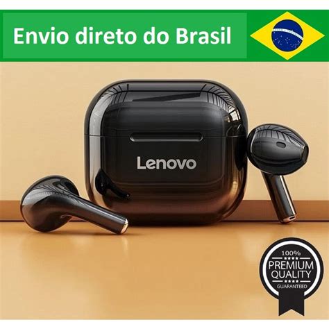 Fones De Ouvido Lenovo Lp Tws Bluetooth Original Lacrado Shopee