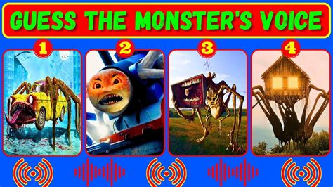 Guess Monster Voice Car Eater Spider Thomas Megahorn Spider House