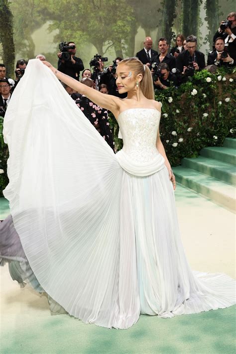 Ariana Grande Brought Iridescent Glamour To The Met Gala 2024 British