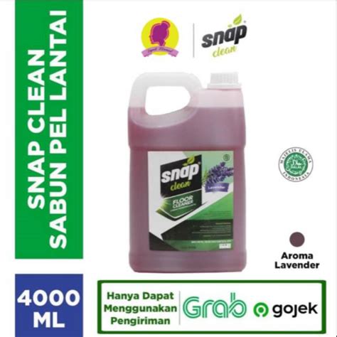 Jual Floor Cleaner Obat Pel Pembersih Lantai Snap Clean Liter