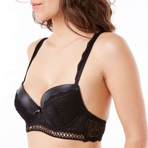 Soutien Gorge Ampliforme Coque Moul E Noir Sacril Ge Pommpoire