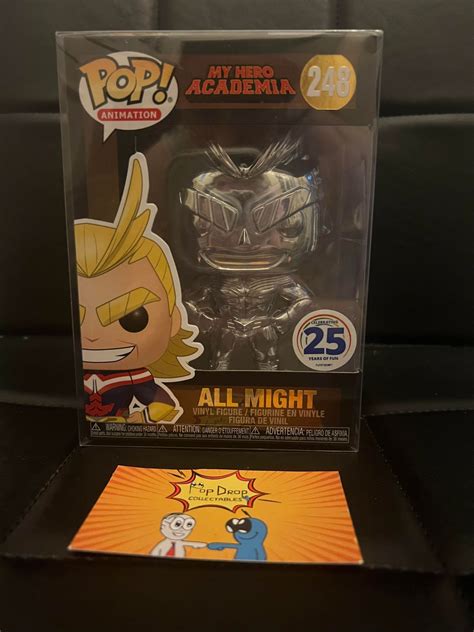 All Might Chrome Funko Pop Pop Drop Collectables Your Premier