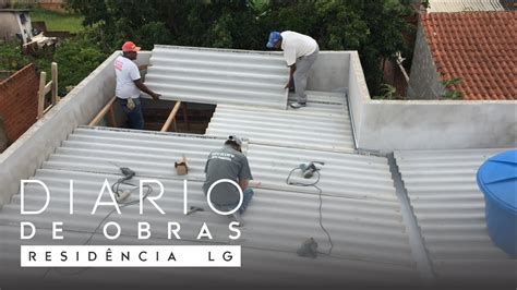 Telhado Embutido Telha Fibrocimento DiÁrio De Obra Casa 12000 M² Lg