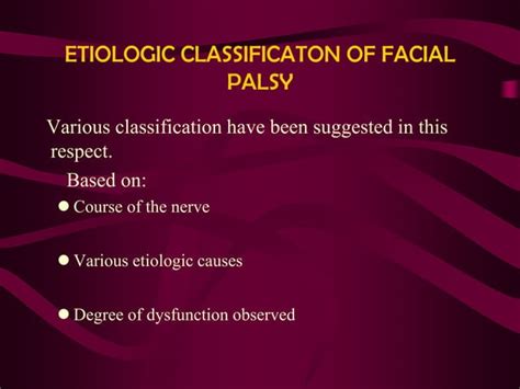 Facial Palsy Ppt